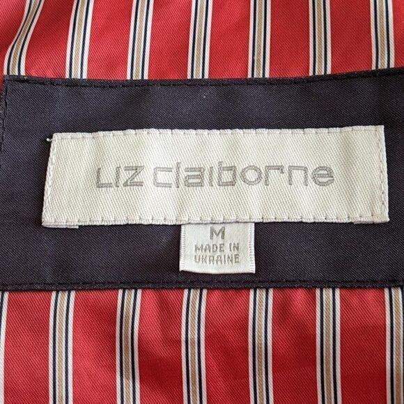 LIZ CLAIBORNE LIGHT WEIGHT HOODED JACKET - M - Picture 4 of 6